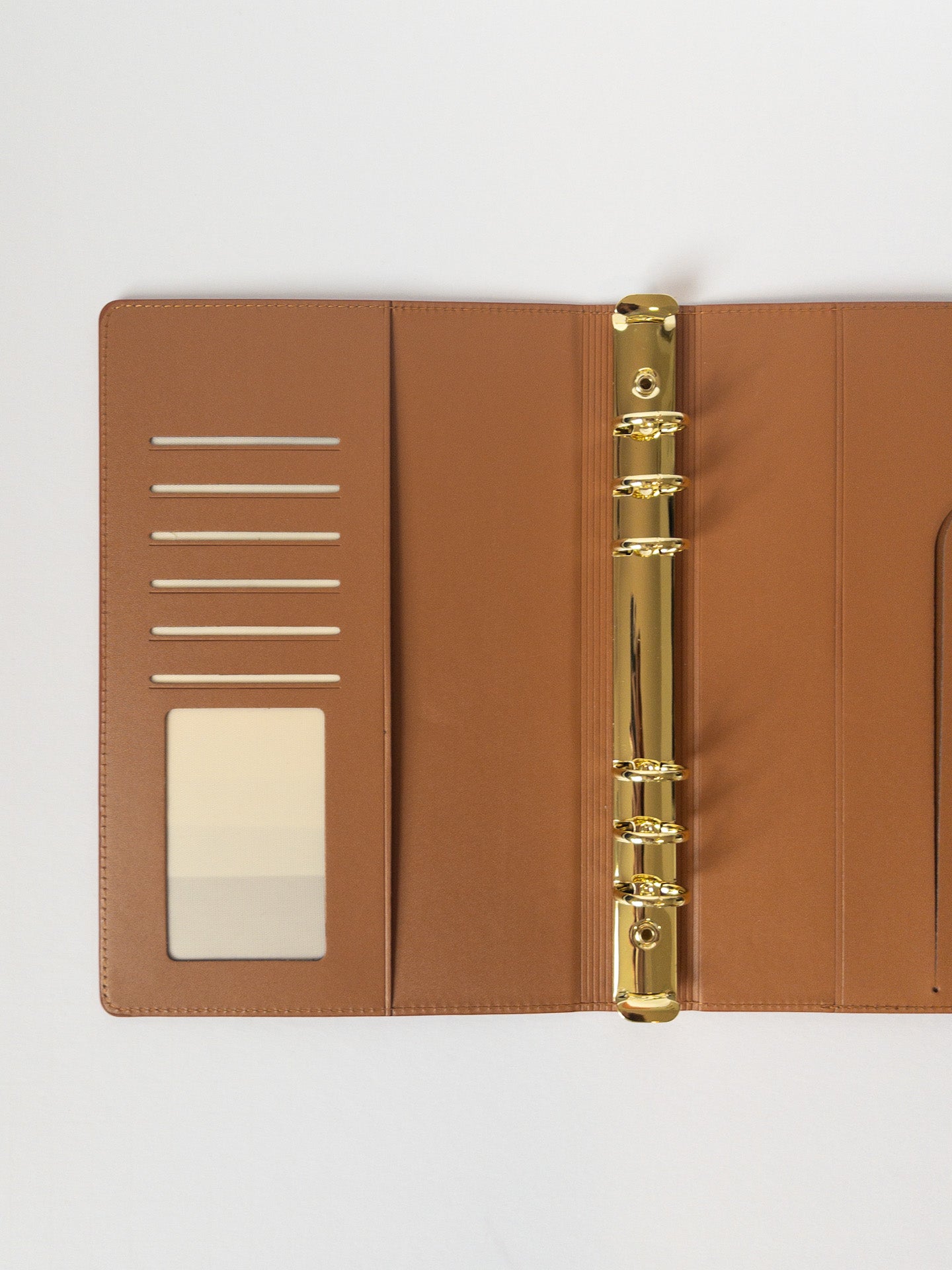 Sienna Signature 6-Ring Leather Binder - Ponder Paper Co