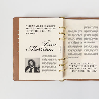 Lined Journal in Sienna Leather Agenda - Ponder Paper Co